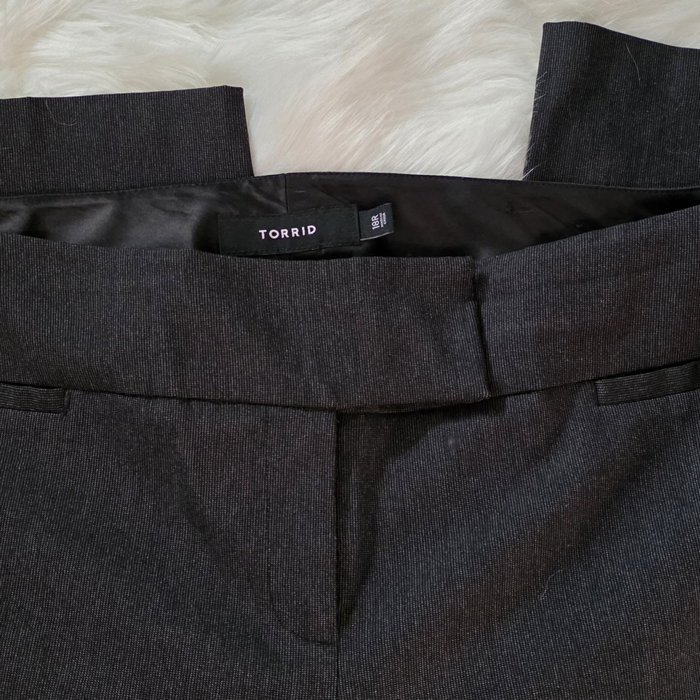 Torrid Charcoal Gray Womens Trousers